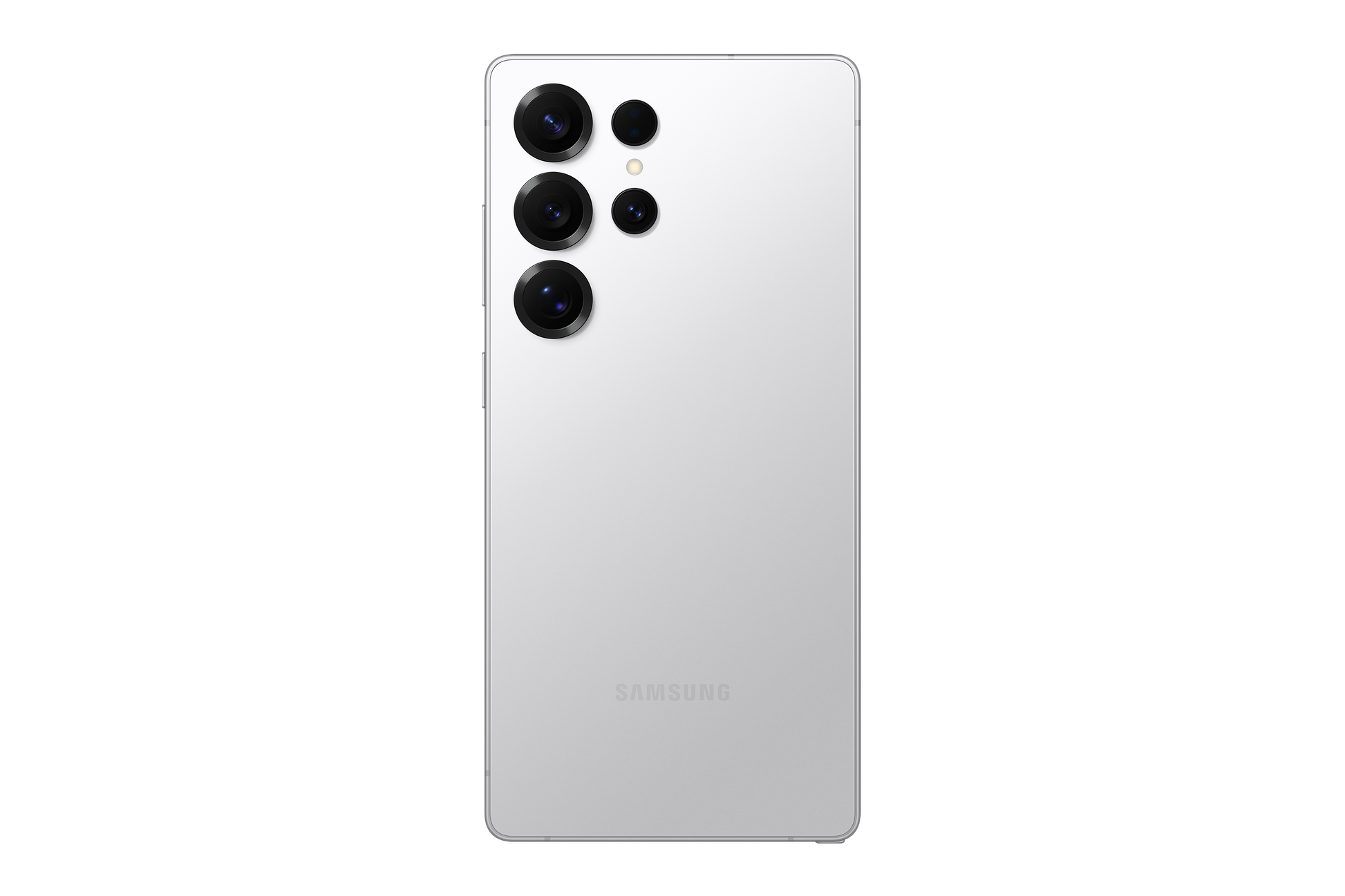 Back view of Samsung Galaxy S25 Ultra 5G on a white background