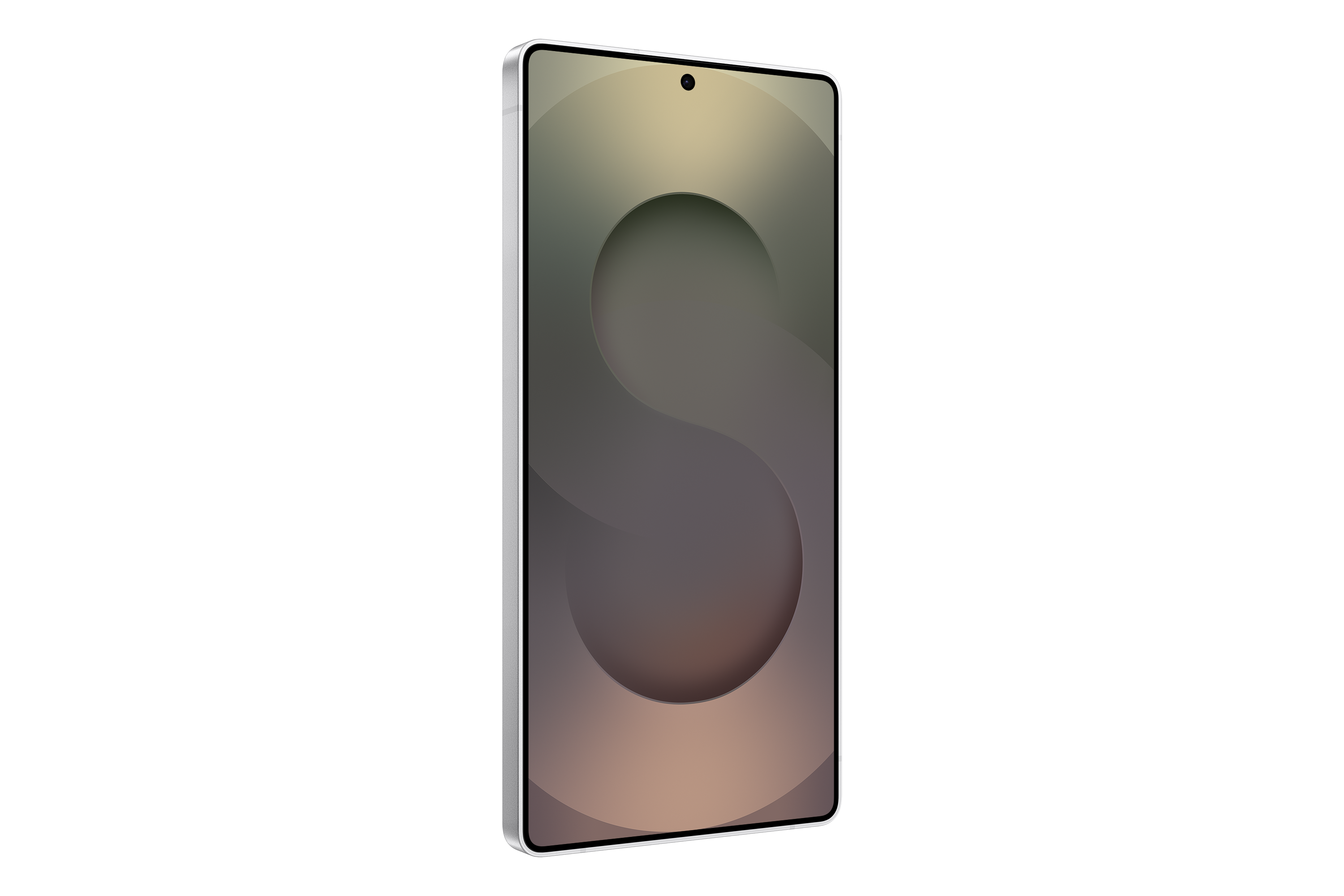 Samsung Galaxy S25 Ultra 5G with a gradient design on a white background